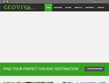 Tablet Screenshot of geovivatravel.com